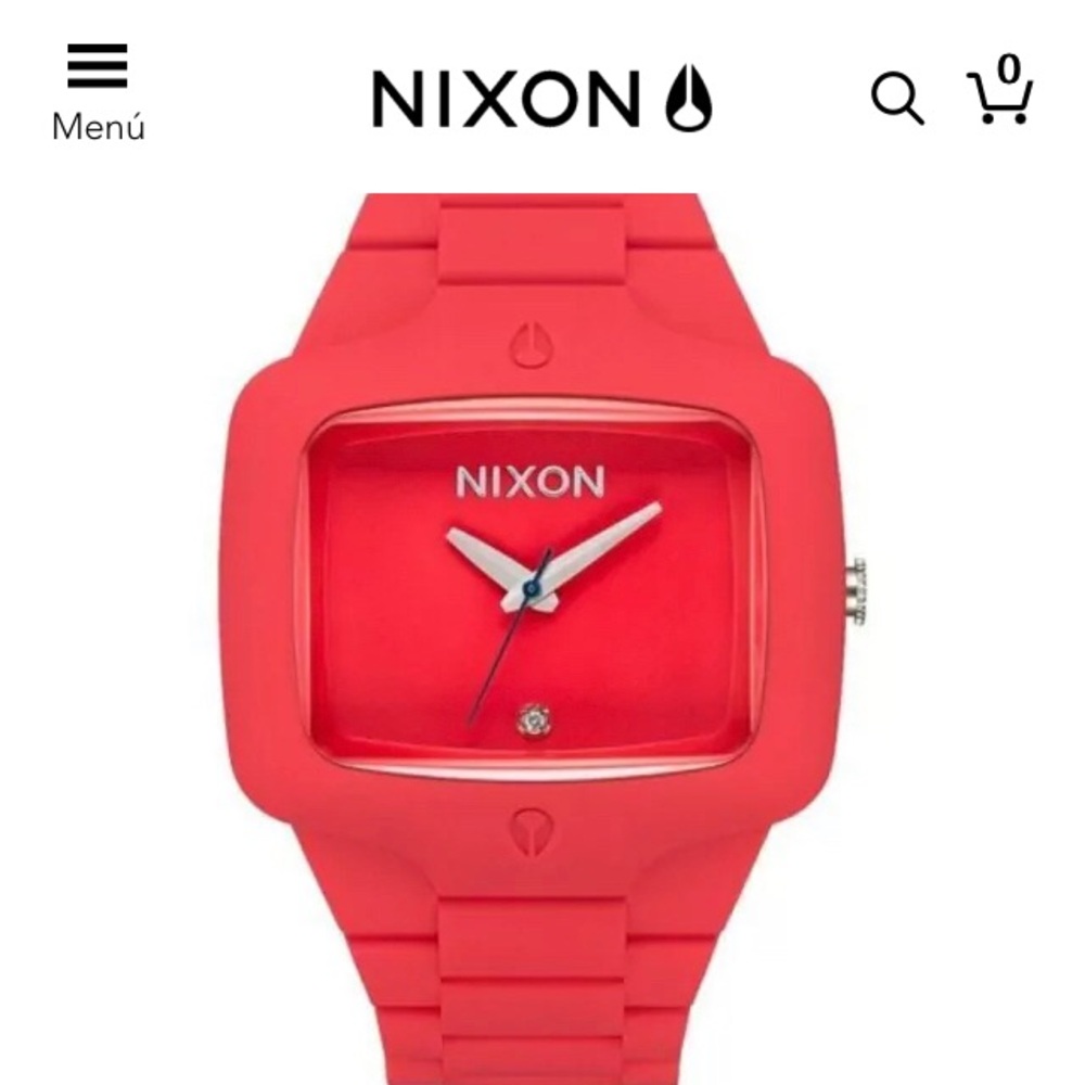 Nixon The Rubber Player Watch Coral
